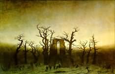    ,   , 1809-10 (Abbey in an Oak Forest)