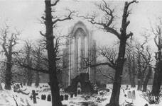    , 1817-19 (Cloister Cemetery in the Snow)