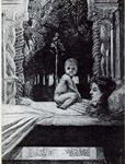 Dead Mother.
Etching, 1890.