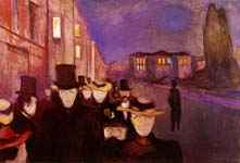 Evening on Karl Johan. 1892