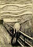 The Scream. 1895. Lithograph